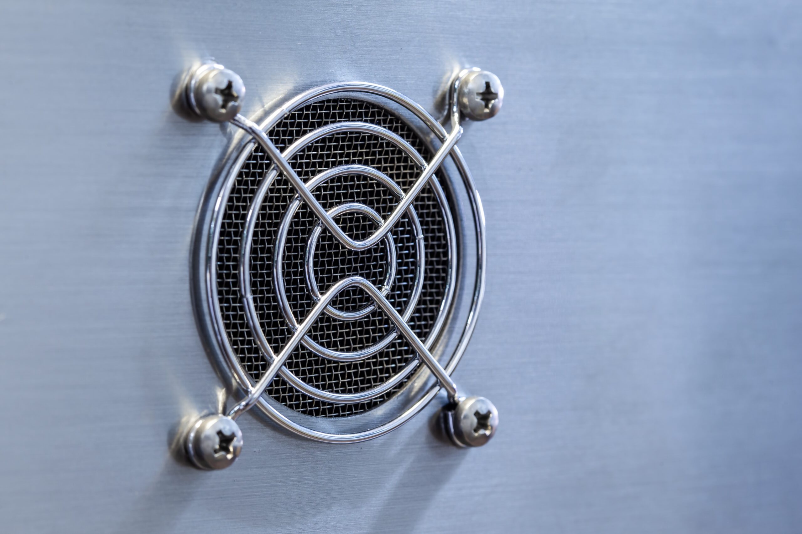 close up mesh with round protective elements